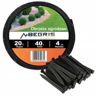 Obruba do záhrady - Garden Lawn Edge 20 MB kotvy zadarmo zadarmo
