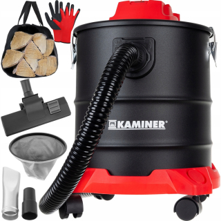 Vysávač popola pre gril - PRIEMYSELNÝ VYSÁVAČ NA KRB, TEPLOTOLNÝ, BEZVRECKOVÝ, 20l, 1600W + DARČEKY ZADARMO