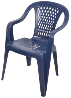 Záhradné stoličky pre stoličky plast pre terasy námornícke modré