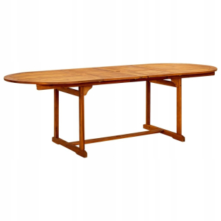 Záhradný stôl, stolík - Záhradný jedálenský stôl (160-240) X100X75 cm drevo
