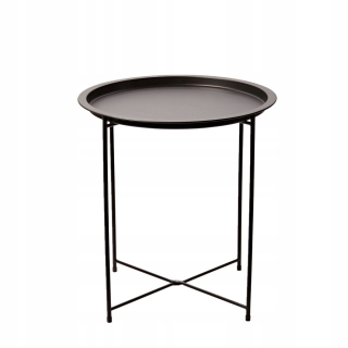 Záhradný stôl, stolík - Tabuľka HDPE kov 60x60 skladací stolík