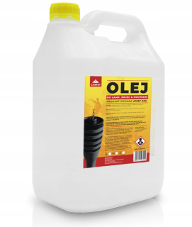 Pochodeň - Olej na olejové žiarovky, sviečky a 4L baterky