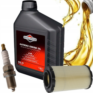 Filter na kosačku na trávu - SAE30 Oil Air Filter Sviečka briggs traktor