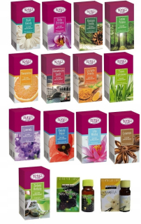 Aromaterapeutický olej, vôňa set 15ks