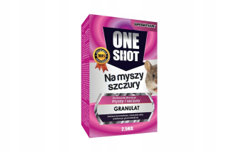 Jeden výstrel na myšiach a potkanoch granule 2,5 kg