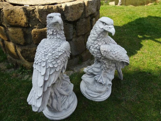 Eagle Concrete Figure Eagles Set 69 cm 2 kusy