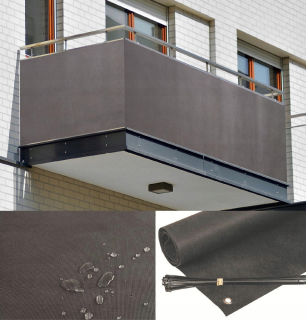 Markíza, tienidlo do záhrady - Obálka balkóna 1.1x7m pre Taras + Balkón zadarmo!