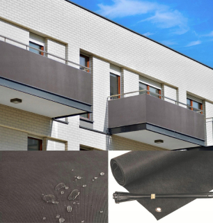 Markíza, tienidlo do záhrady - Obálka balkóna 1,2x6m pre Taras + bezplatný balkón!