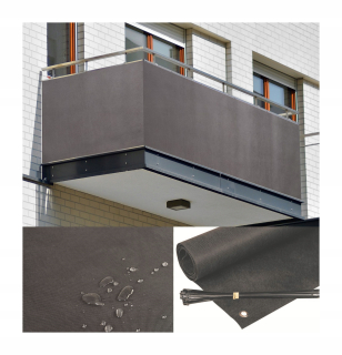 Markíza, tienidlo do záhrady - Balkónový kryt 1x5m pre Taras + bezplatný balkón