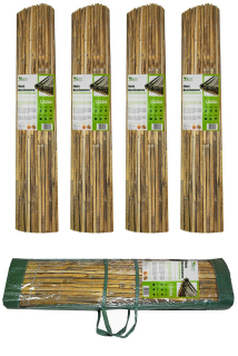 Pletivo, sieť - Balkónový kryt pre plot balkónový kryt rohož bambusové krycie prúžky 1x5m