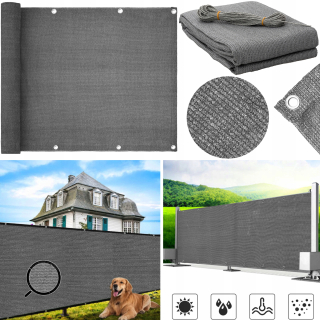 Pletivo, sieť - 4x6 strieborno-hnedo-tarpaulin wima uv +++