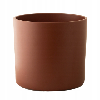 Obal na kvetináč - Puzdro pre hrniec Maria XL Ceramic Burgundsko Mat Priemer