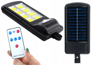 Záhradná fasádna lampa - Vonkajšie záhradné osvetlenie solárne lampa COB