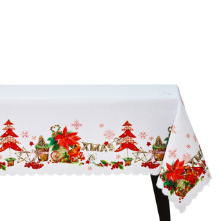 PATHE -RESISTANT vianočné obrusy Vianoce 140x200