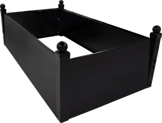 Záhradný box- Kovové hrobové puzdro, kovový náhrobný kameň 108x58cm