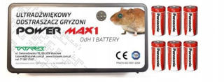 Repelent, plašič  pre zvieratá - ODH1 (Power MAX 1-BAT)