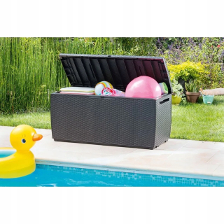 Záhradný box- Curver Garden prevodovka 270 l hnedá