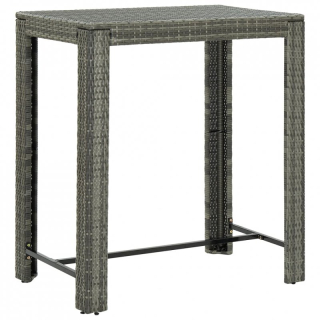 Záhradný stôl, stolík - Table Garden Bar, Gray, 100x60,5x110,5 cm,
