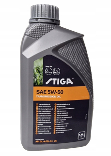 Olej do kosačky - Prevodový olej HST Stiga SAE 5W50 1,4L