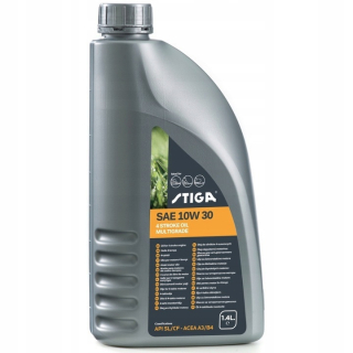 Olej do kosačky - Ropa pre 4T viacero motorov 10W30 Stiga 1,4L 1111-9238-01p