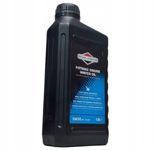 Olej do kosačky - Zimný olej pre motor B&S 5w30, 1 liter, snehové frézy, ťahače