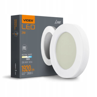 Záhradná fasádna lampa - Prisadené stropné vonkajšie svietidlo LED 32 cm 24 W VIDEX