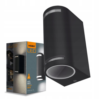 Záhradná fasádna lampa - Fasáda LED stena LED lampa 2x GU10 IP44
