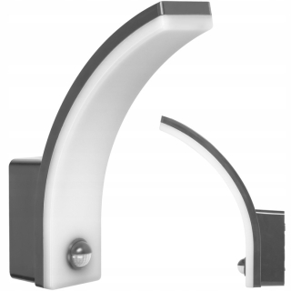 Záhradná fasádna lampa - LED záhradné svietidlo s 20W IP65 MOUNTION SENZOR ORNO