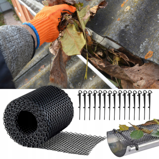 Zavlažovací systém - Gutter Cover Cover Roller Gutter Grid siete s 15