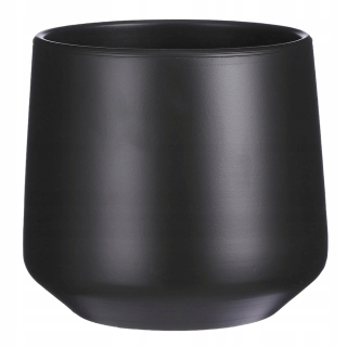 Obal na kvetináč - Keramické puzdro pre čierny hrniec 24 cm