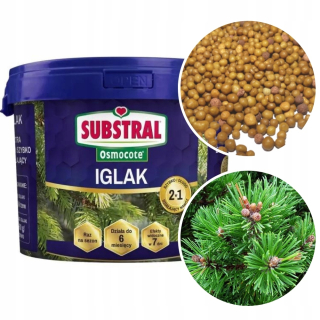 Záhradné hnojivo - Hnojivo substrátu OsmoCote pre ihličnany 2in1 4,5 kg práce 6 mesiacov