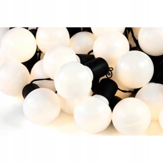 Záhradné girlandy - Záhradné osvetlenie 50 LED teplá biela