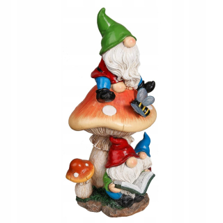 Vedené dekorácie záhrady čítanie Gnome 32 cm
