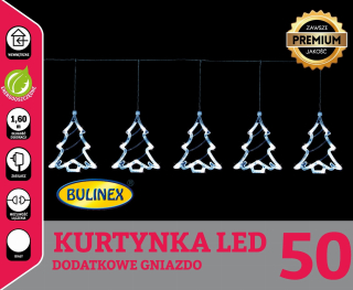 Vianočné ozdoby pre okná LED zdobenie opona