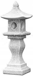 Pagoda japonská lampa betón Obrázok S206001