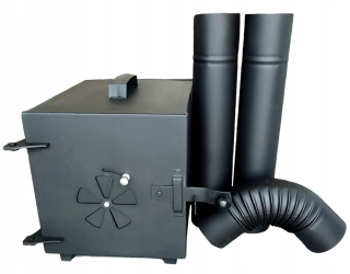Záhradné ohnisko - Maximálny krb pre Smokehouse 2 Curl koleno set xxxl