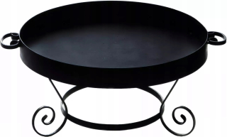 Záhradné ohnisko - Záhradné krbu 60 cm pre gril záhradný trojuholník