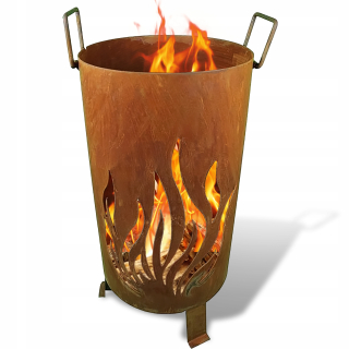 Záhradné ohnisko - Garden Hear Ocel Grill pre hasičský trojuholník Korten Rust Rust