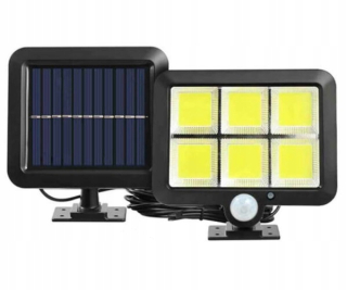 Záhradná fasádna lampa - PANEL 120 LED SOLÁRNE LAMPY SNÍMAČ SOLARNÉHO POHYBU