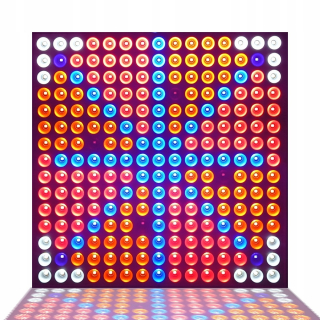 Lampa na pestovanie raslín - Panel Cross Cross 225 LED pre pestovanie rastlín 45 W pre pestovanie rastlín