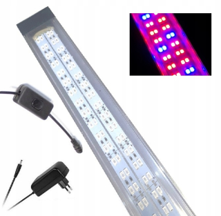 Lampa na pestovanie raslín - Panel LED rastúca rastlina 100 cm nový 160 W IP44