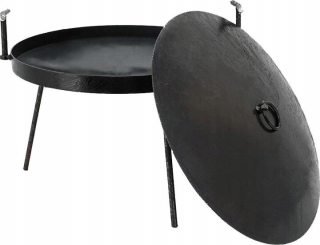 Gril na drevené uhlie - Hasiča Pan 50 cm noža grilový vokálny krb