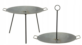 Záhradné ohnisko - Panvica wok ognisko 2in1 50 grilový plech