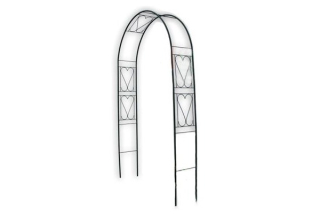 Pergola - ZÁHRADNÁ PERGOLA NA PONORZANIE RUŽÍ, POLIEZCOV, KOVOVÁ SILNÁ 215 CM