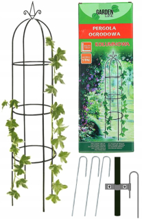 Pergola - Stĺpok stĺpca Pergola Pergola pre ruže kvety + kotvy 190 cm