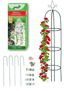 Pergola - Stĺpový stĺp Pergola Pergola pre ruže lezenie kvety + kotvy 190 cm