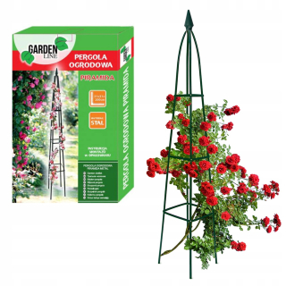 Pergola - Podpora pyramídy Pergola Pergola pre ruže kovový pól PNACZ + kotvy