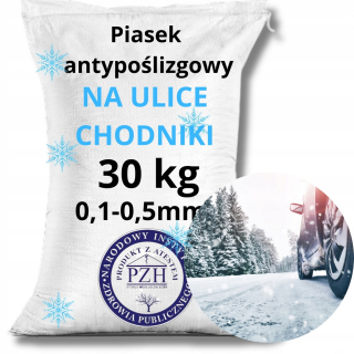 Cestná soľ - Piesk pre postrekovacie ulice Pavement Roads Anti -Slip Fine 30 kg