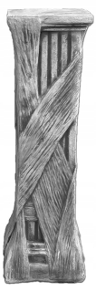 Krásny betónový podstavcový stĺpec 85 cm S108018