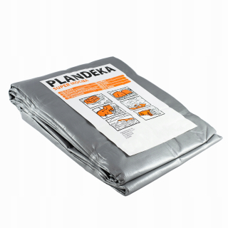 Krycia plachta - 4x4m tarpaulin posilnený 160 g super silný